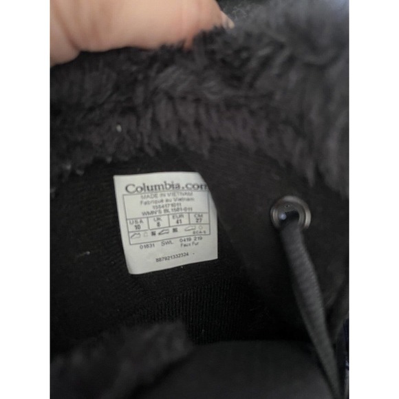 Columbia Women's Ice Maiden II Snow Boot Size 10 Black - Picture 9 of 9